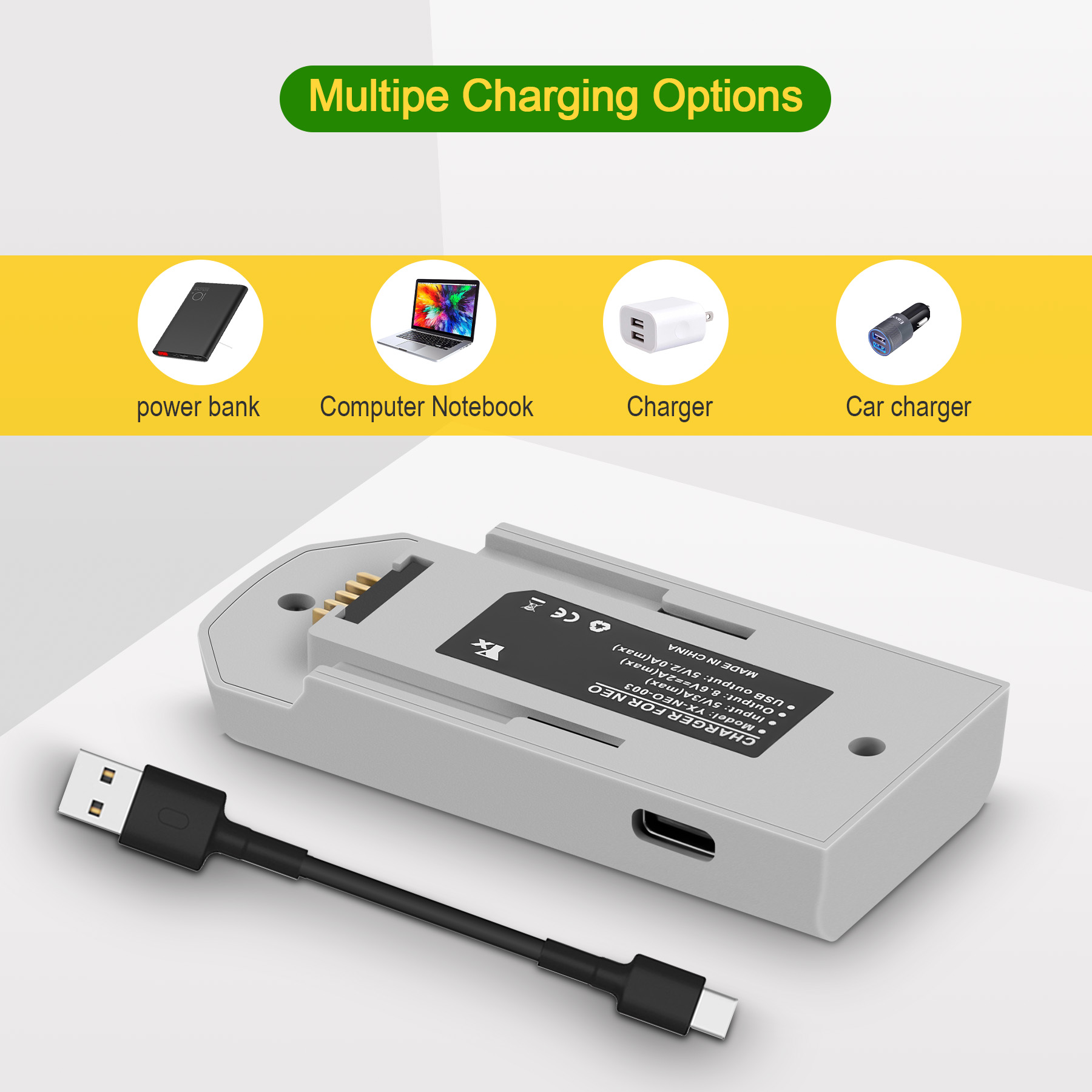Bidirectional USB Battery Char - đánh giá và giá Drone Power Bank