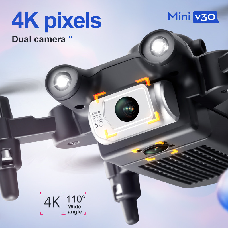 Mini V30 WiFi FPV Drone With 4 - đánh giá và giá Drone Controller Screen