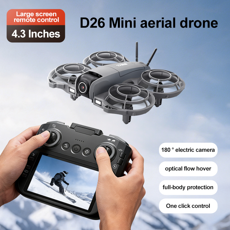 D26 Drone 4K Aerial HD 180° Ca - đánh giá và giá Drone Power Bank
