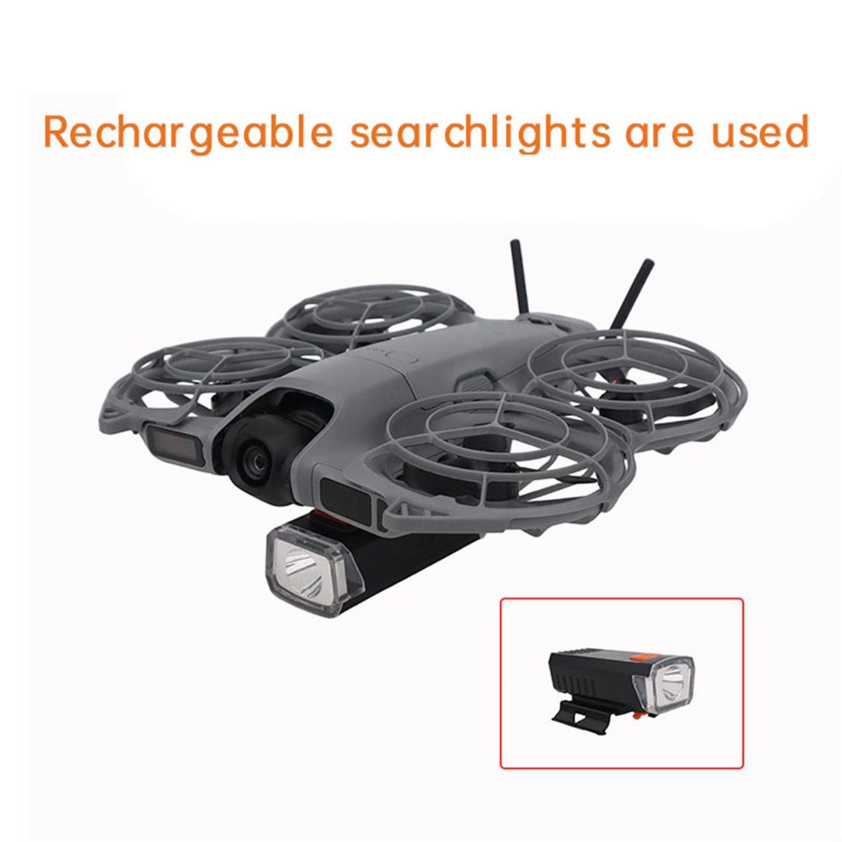 DTC5 Rechargeable Searchlight  - đánh giá và giá Drone Power Bank