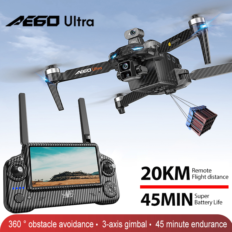 AE60 GPS Drone Professional 8K - đánh giá và giá Drone Controller Screen